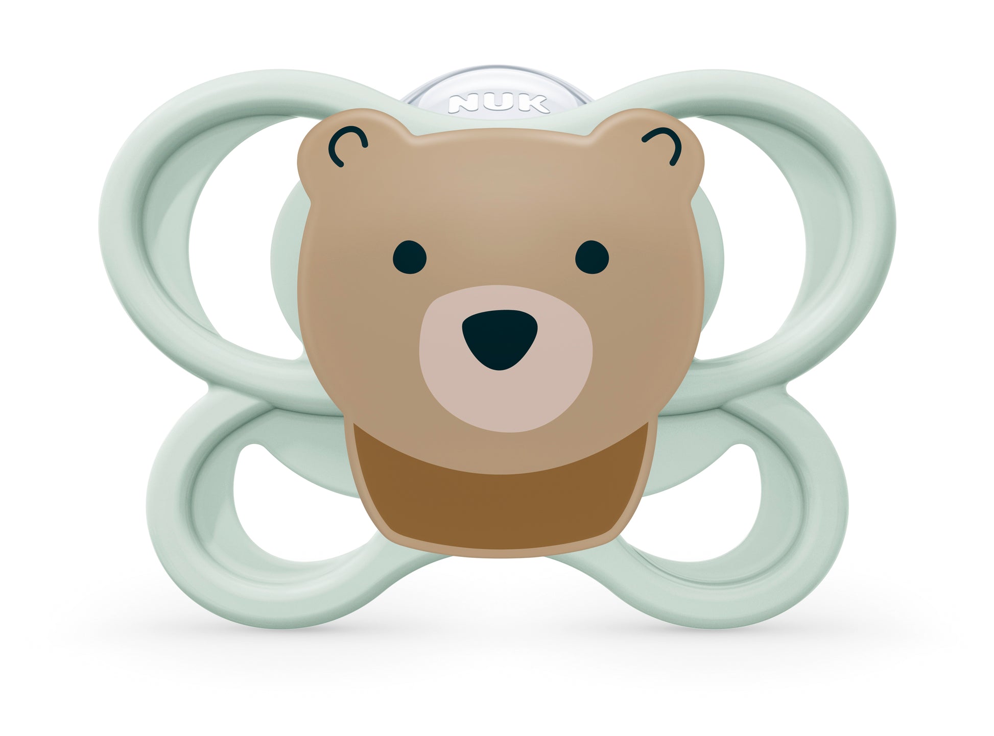 Dummy with bear design on a white background