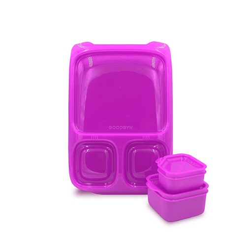 Goodbyn Hero Lunchbox in Neon Purple available at Bear & Moo