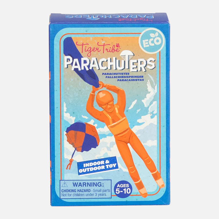 Tiger Tribe Parachuters Toy available at Bear & Moo