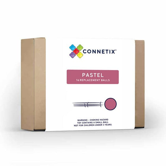 Connetix Tiles | 16pc Pastel Replacement Ball Pack available at Bear & Moo