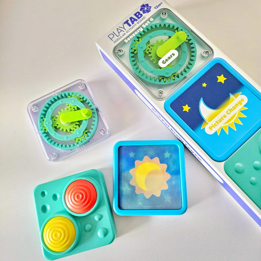 PlayTab Sensory Set 4 (Gears, Picture Change, Squeaker Tiles)