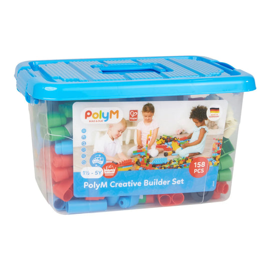 PolyM Creative Builder Square Bucket Set available at Bear & Moo