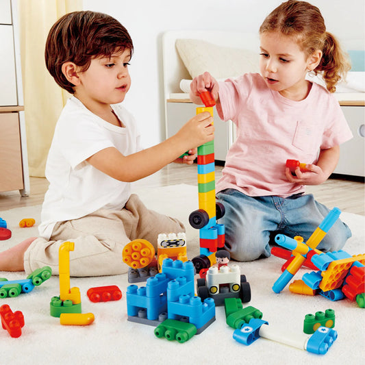 PolyM Creative Builder Square Bucket Set available at Bear & Moo