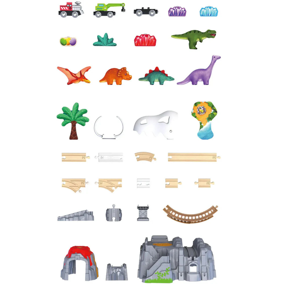 Hape Dino Railway Adventure Set available at Bear & Moo