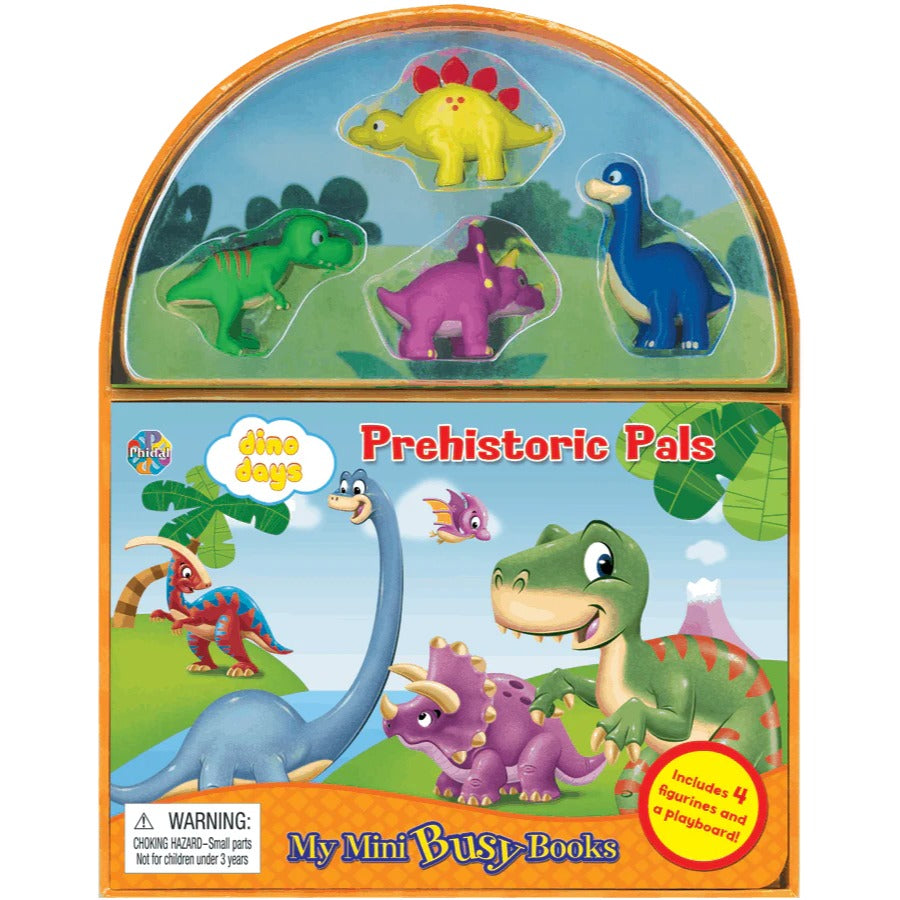 Phidal Mini Busy Books | Prehistoric Pals available at Bear & Moo