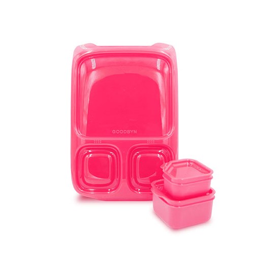 Goodbyn Hero Lunchbox in Neon Pink available at Bear & Moo