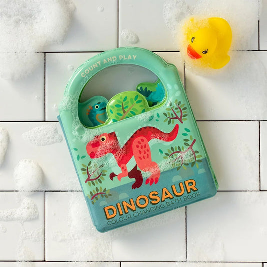 Colouring Changing Bath Book | Baby Dinos