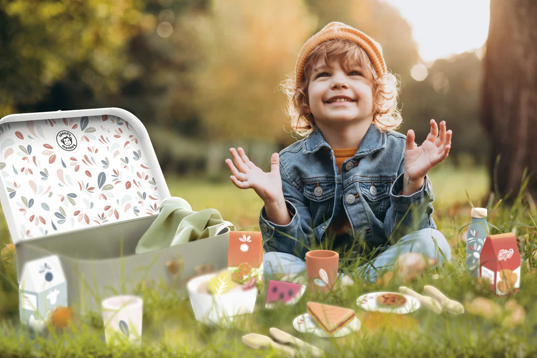 Speedy Monkey Picnic Basket available at Bear & Moo