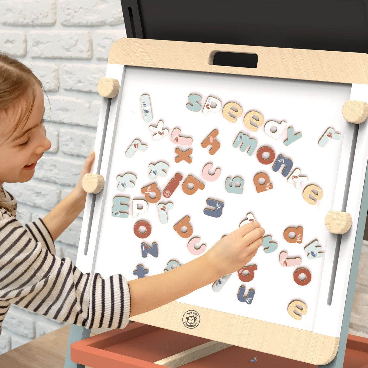 Speedy Monkey Magnetic Letters 60 pcs available at Bear & Moo