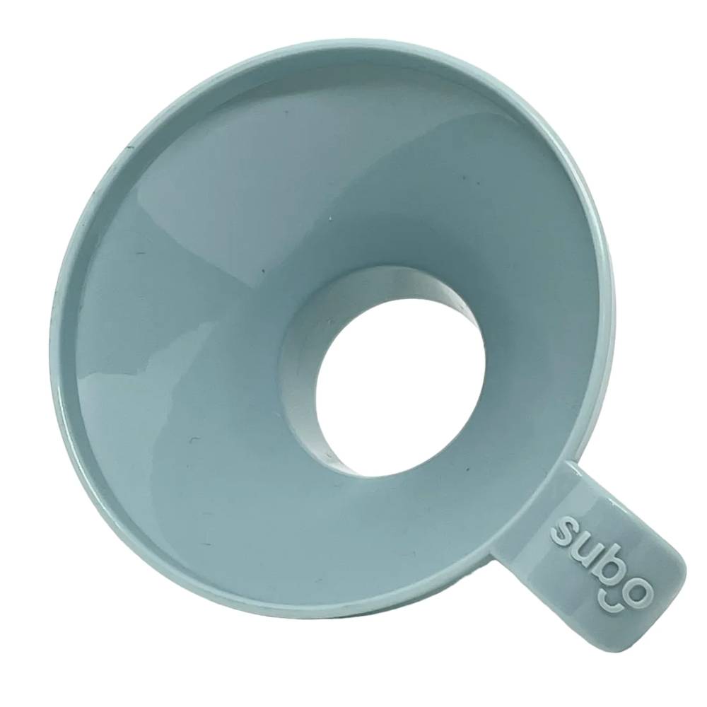 Subo Funnel in Duck Egg Blue to fit your Subo Food Bottle available at Bear & Moo