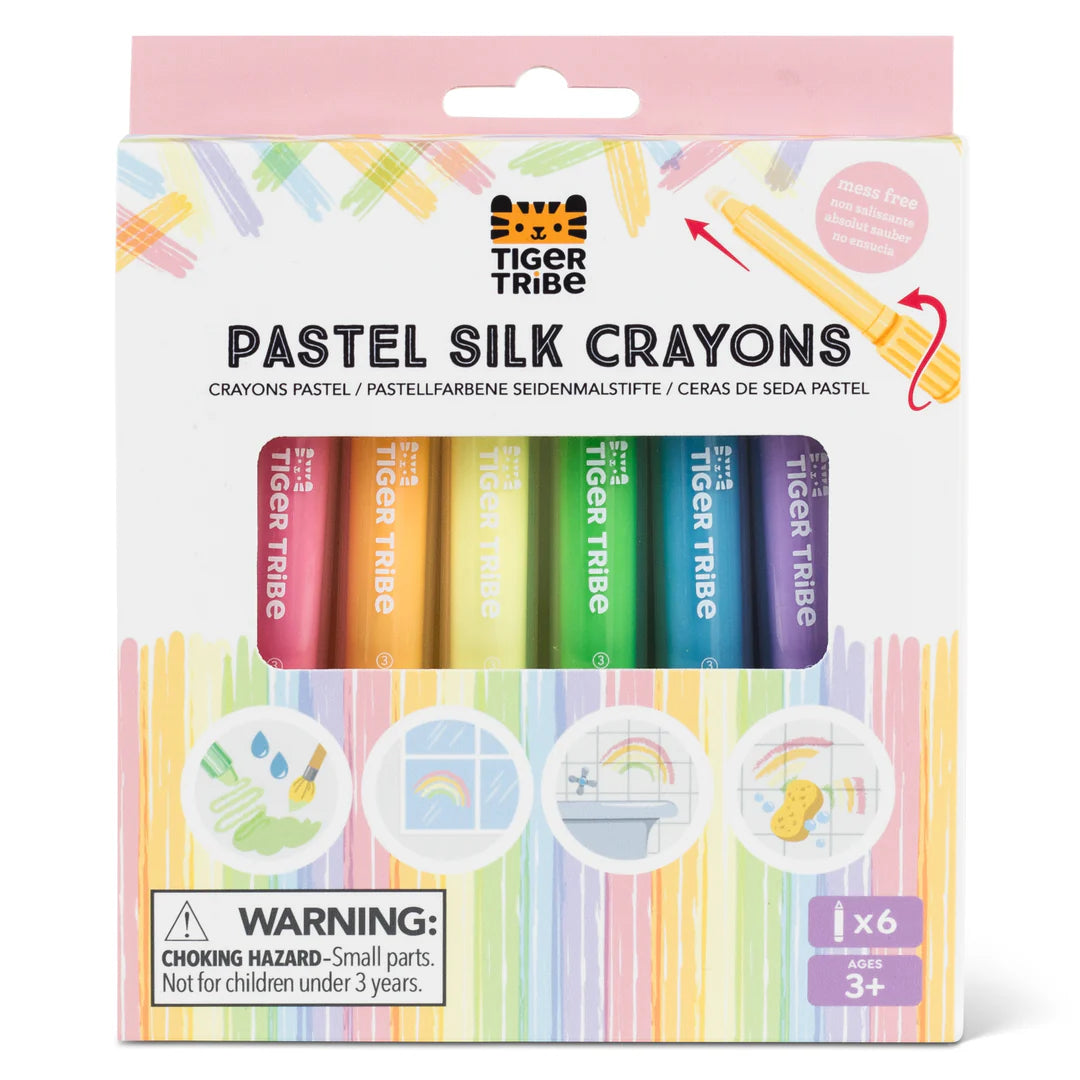 Tiger Tribe Pastel Silk Crayons available at Bear & Moo