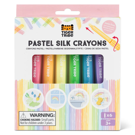 Tiger Tribe Pastel Silk Crayons available at Bear & Moo