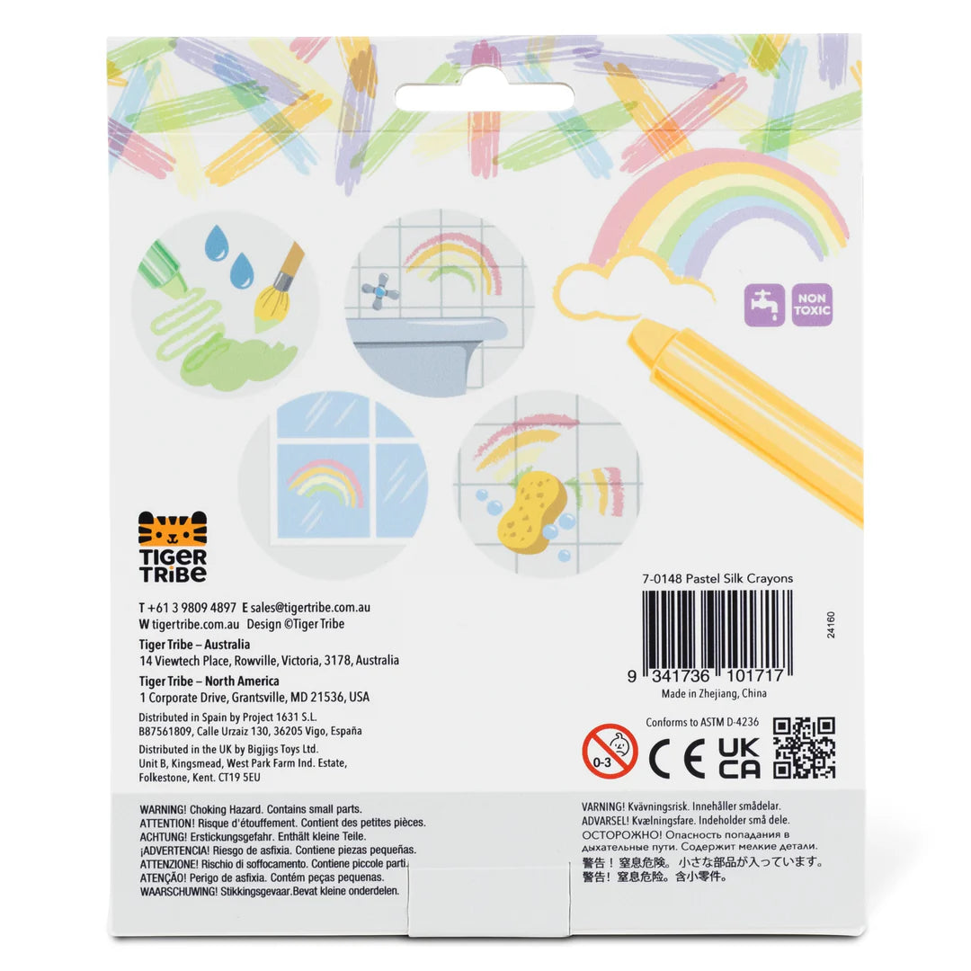 Tiger Tribe Pastel Silk Crayons available at Bear & Moo