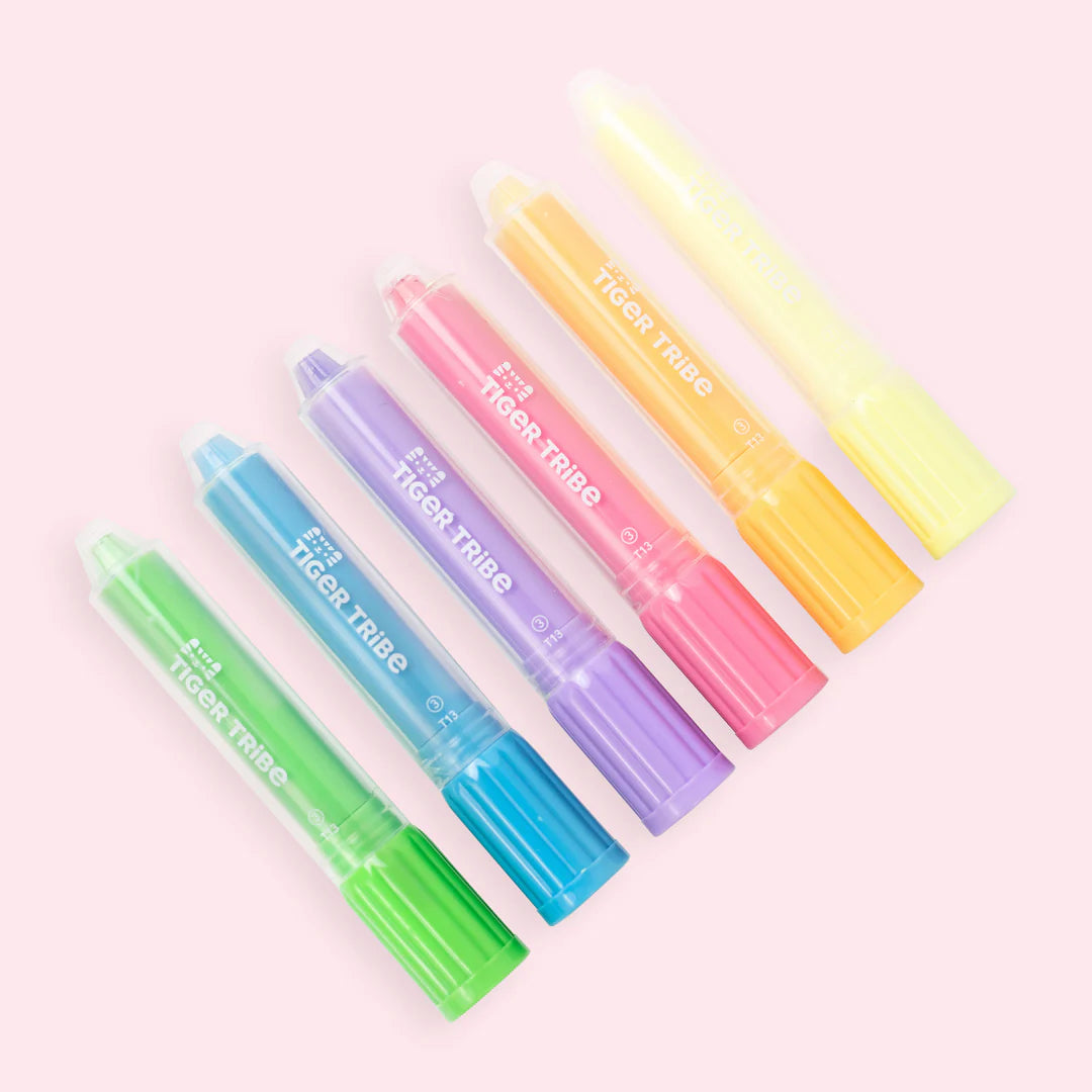 Tiger Tribe Pastel Silk Crayons available at Bear & Moo