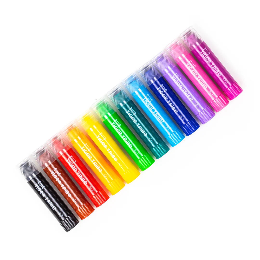 Tiger Tribe Mini Silk Crayons available at Bear & Moo