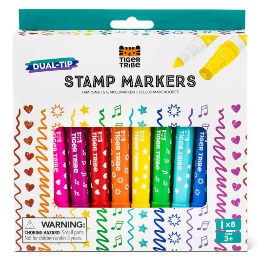 Tiger Tribe Dual-Tip Stamp Markers available at Bear & Moo