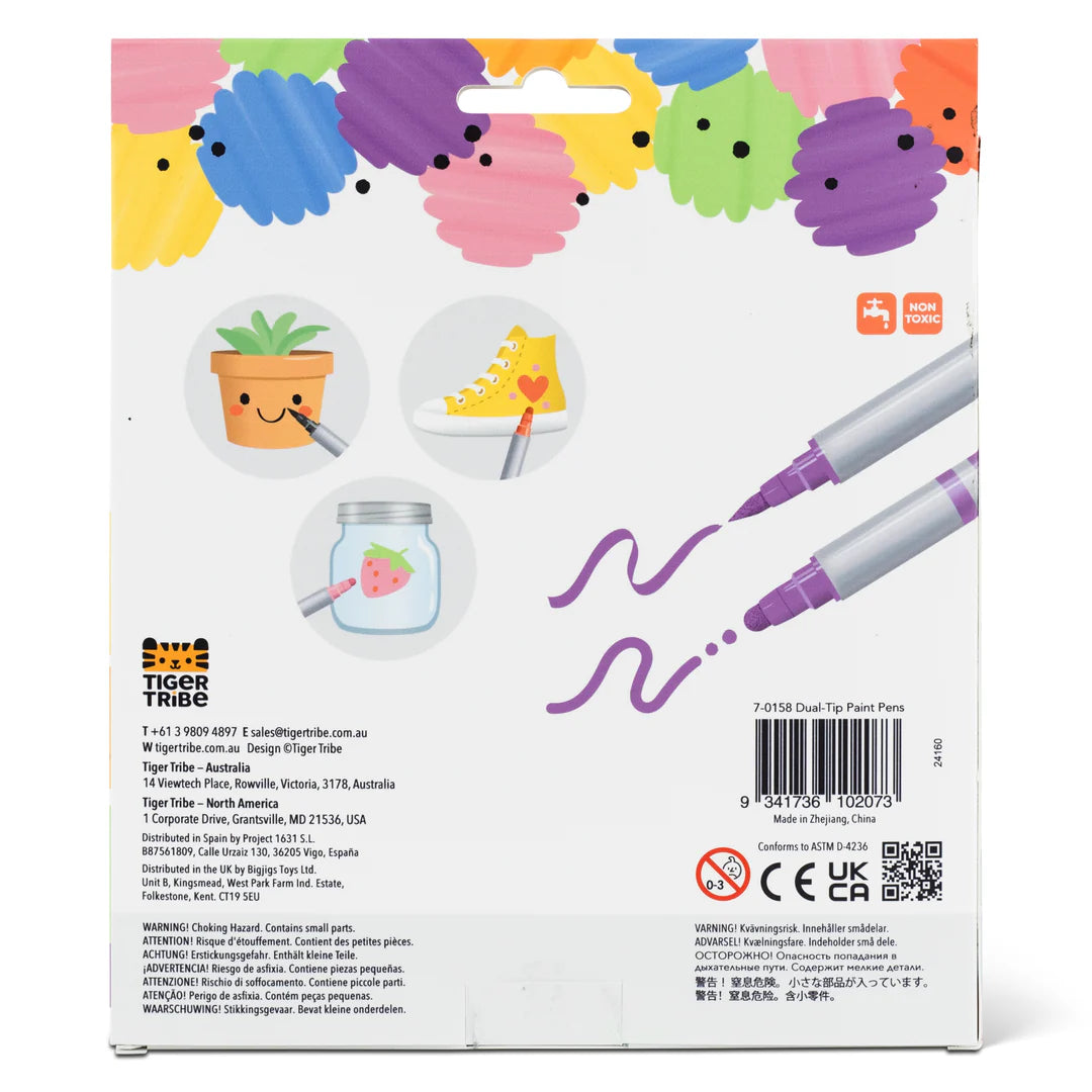 Tiger Tribe Dual-Tip Stamp Markers available at Bear & Moo
