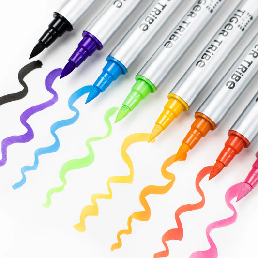 Tiger Tribe Dual-Tip Stamp Markers available at Bear & Moo