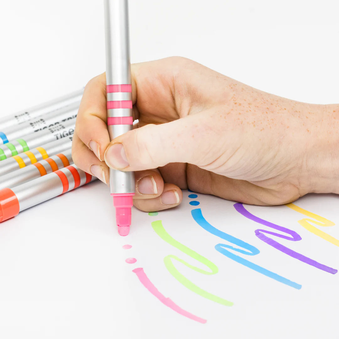 Tiger Tribe Dual-Tip Stamp Markers available at Bear & Moo