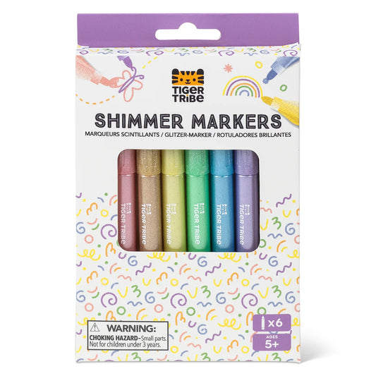 Tiger Tribe Shimmer Markers available at Bear & Moo