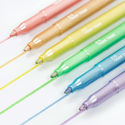 Tiger Tribe Shimmer Markers available at Bear & Moo