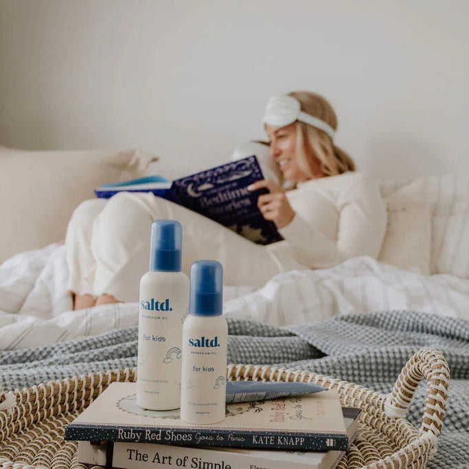Saltd. Kids Magnesium Oil Spray in 100ml & 200ml | Bear & Moo