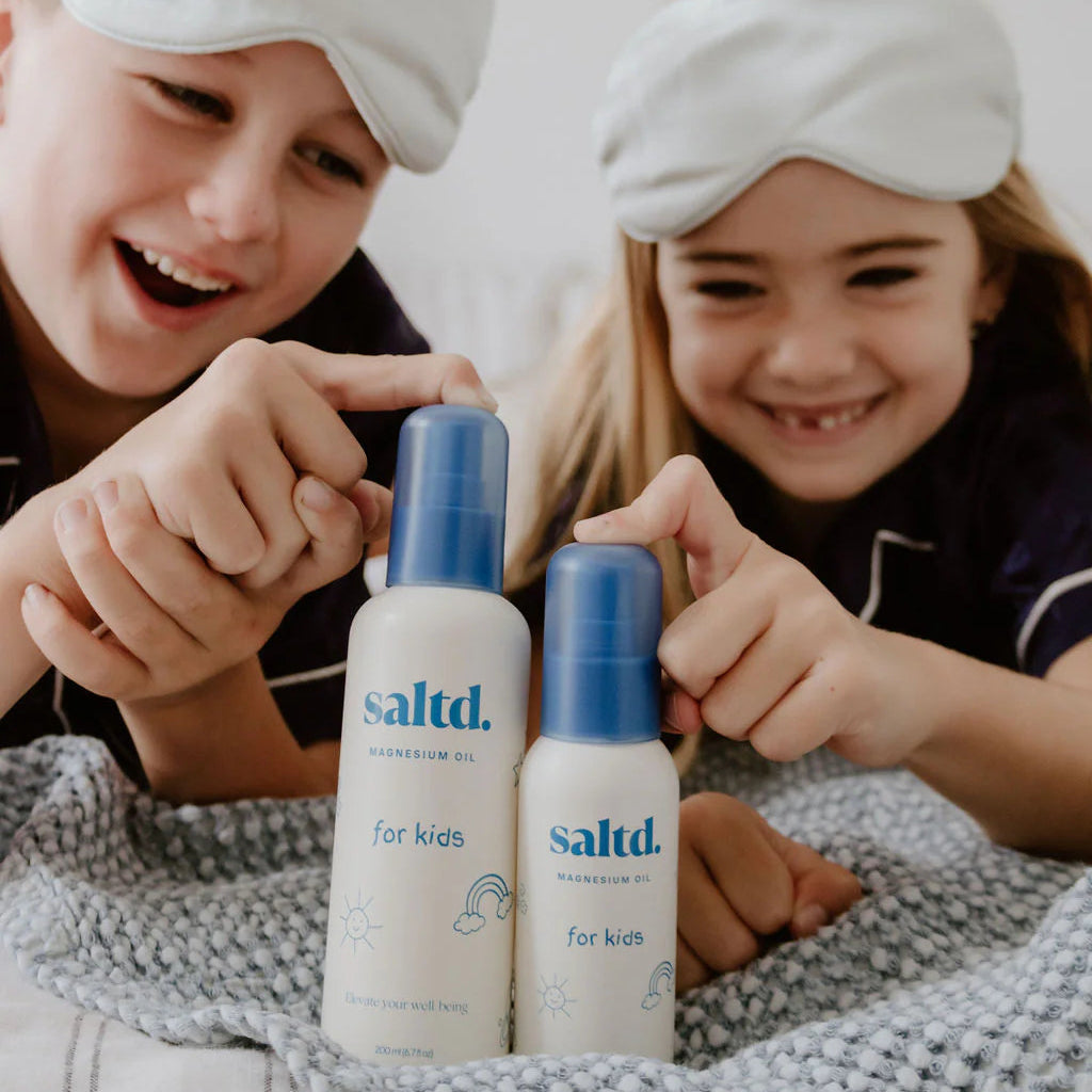 Saltd. Kids Magnesium Oil Spray in 100ml & 200ml | Bear & Moo