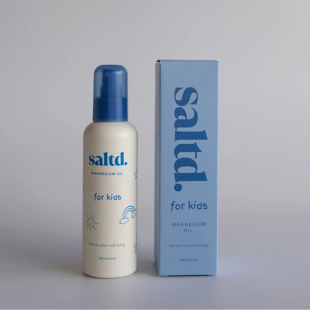 Saltd. Kids Magnesium Oil Spray in 200ml | Bear & Moo