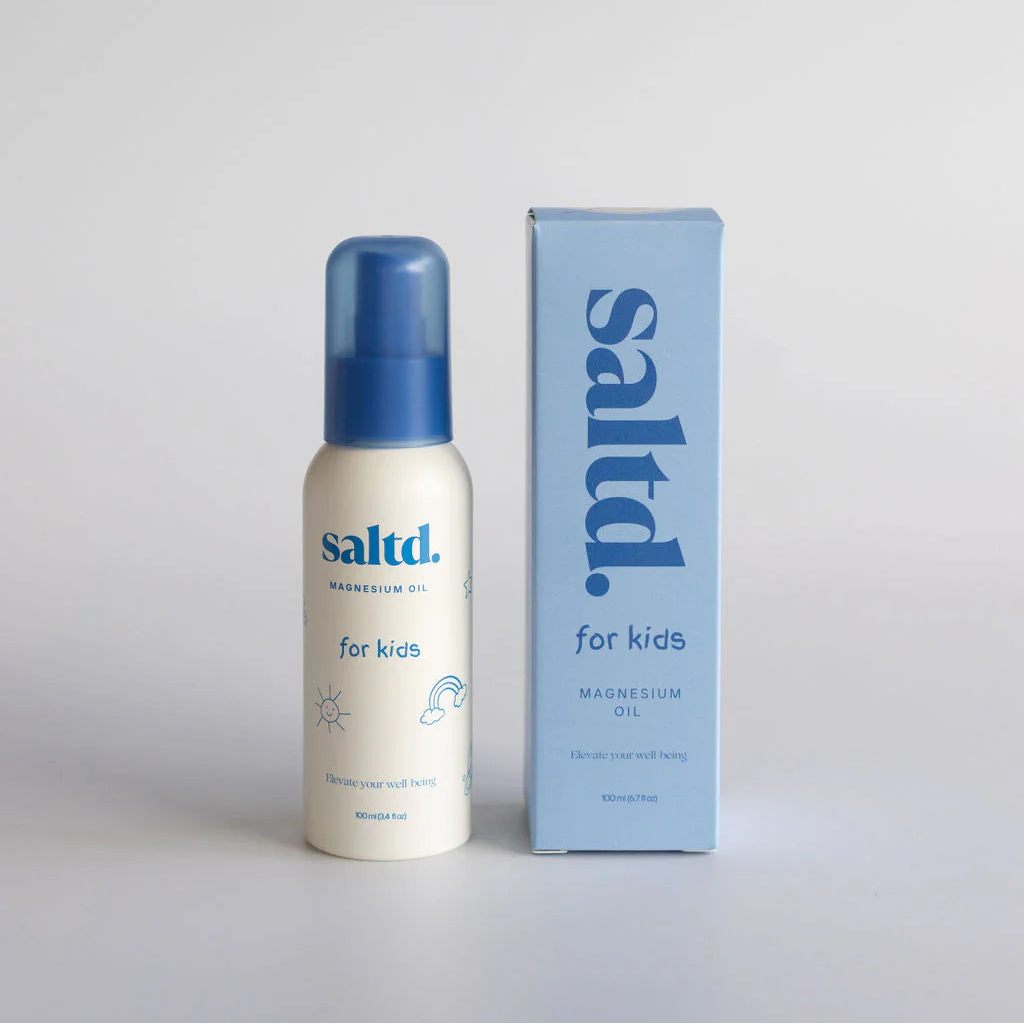 Saltd. Kids Magnesium Oil Spray in 100ml | Bear & Moo