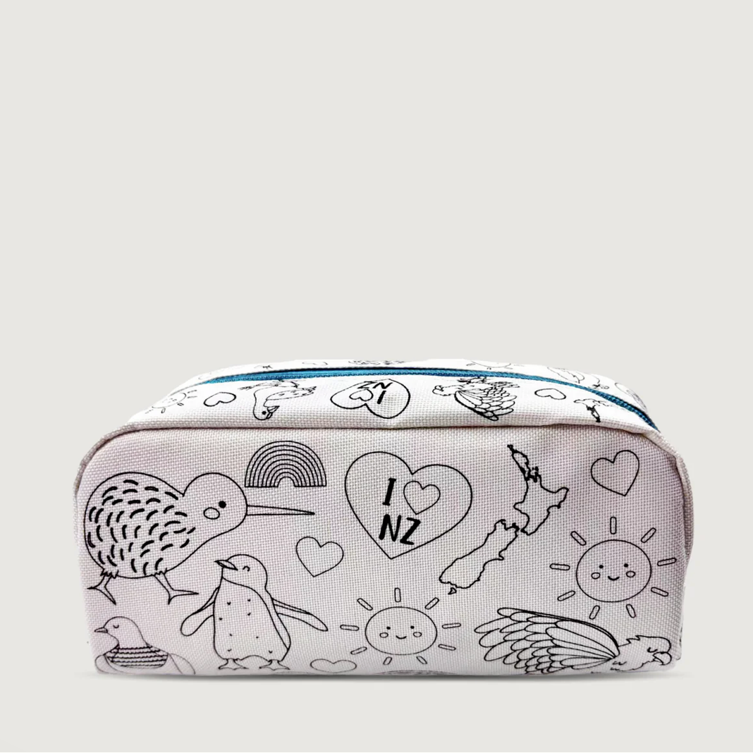 Moana Road Pencil Case | Colour-In available at Bear & Moo