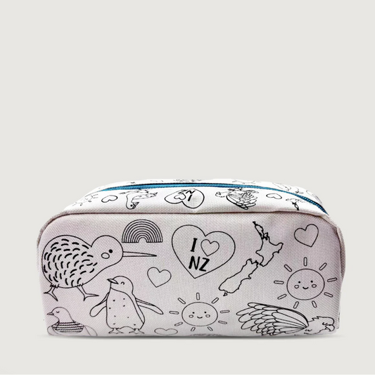 Moana Road Pencil Case | Colour-In available at Bear & Moo