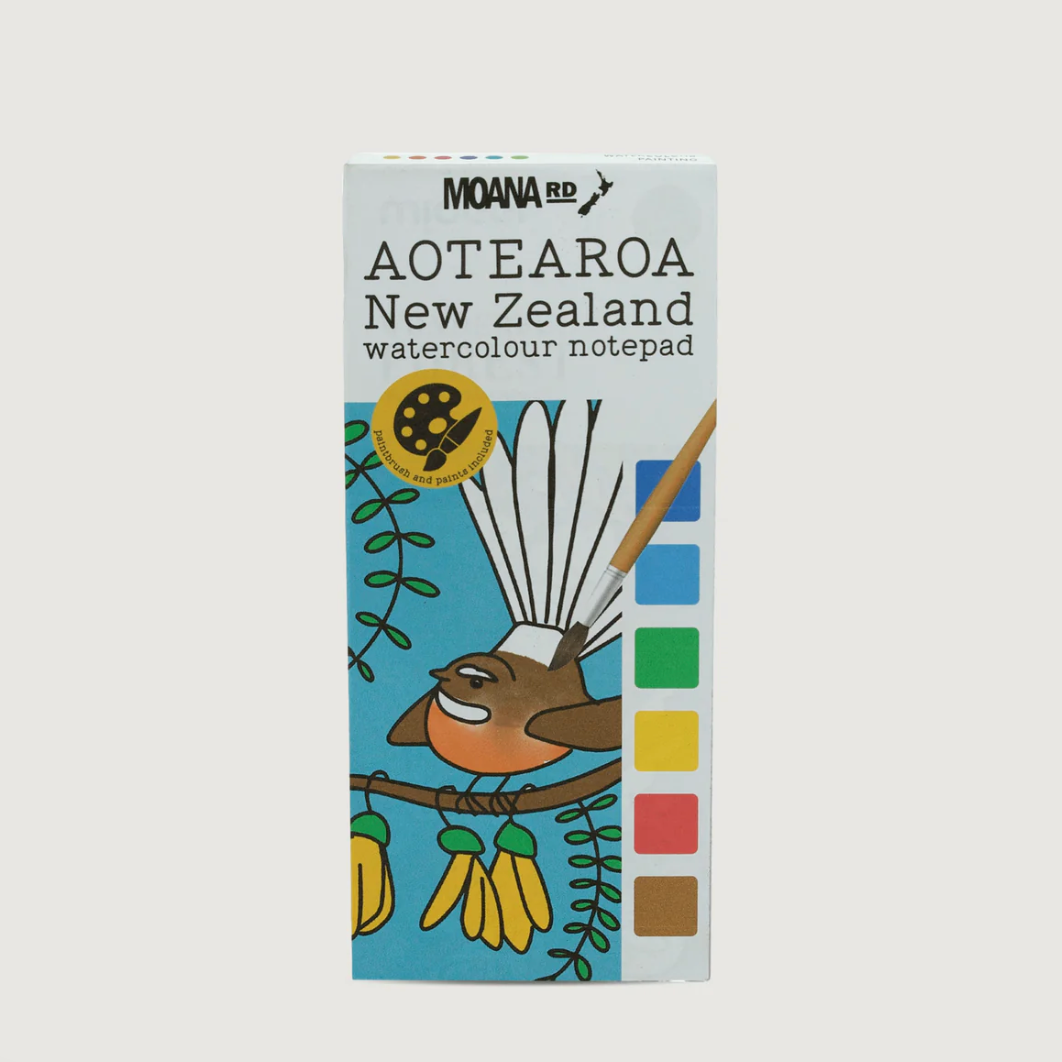 Moana Road Watercolour Notepad available at Bear & Moo