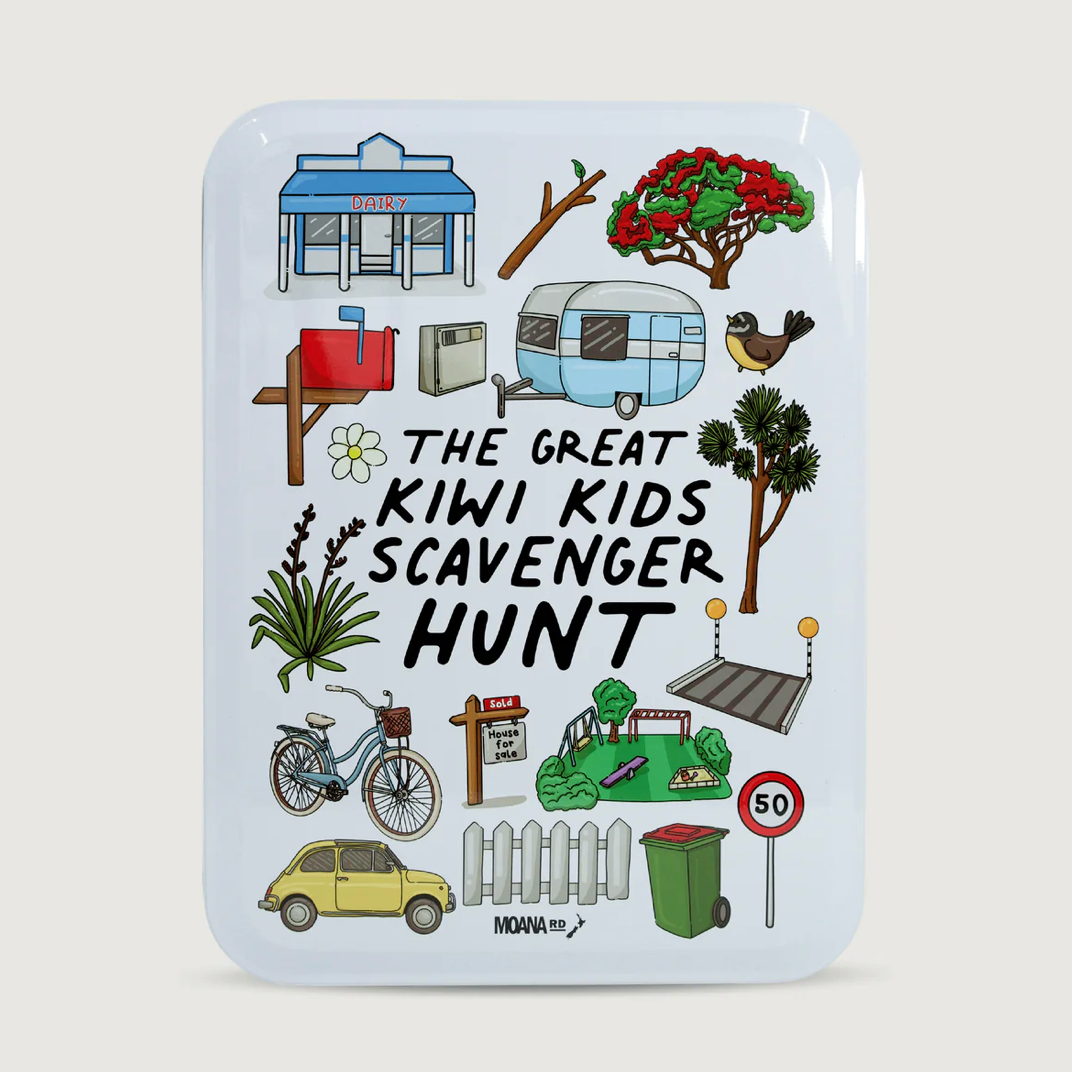 Moana Road Kiwi Scavenger Hunt available at Bear & Moo