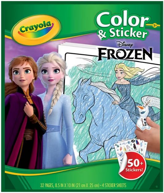 Crayola Colour & Sticker Activity Set | Frozen available at Bear & Moo