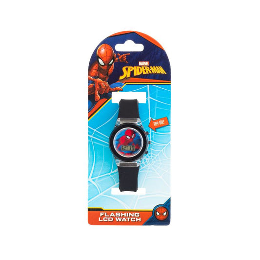 Light Up Spiderman Watch with LCD Face available at Bear & Moo