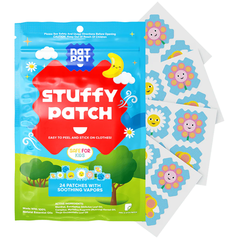 Natural Patch StuffyPatch Congestion Relief Patches | Bear & Moo