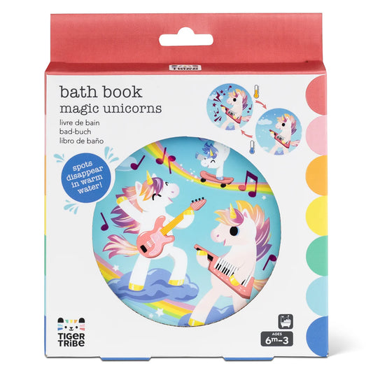 Tiger Tribe Bath Book | Magic Unicorns available at Bear & Moo
