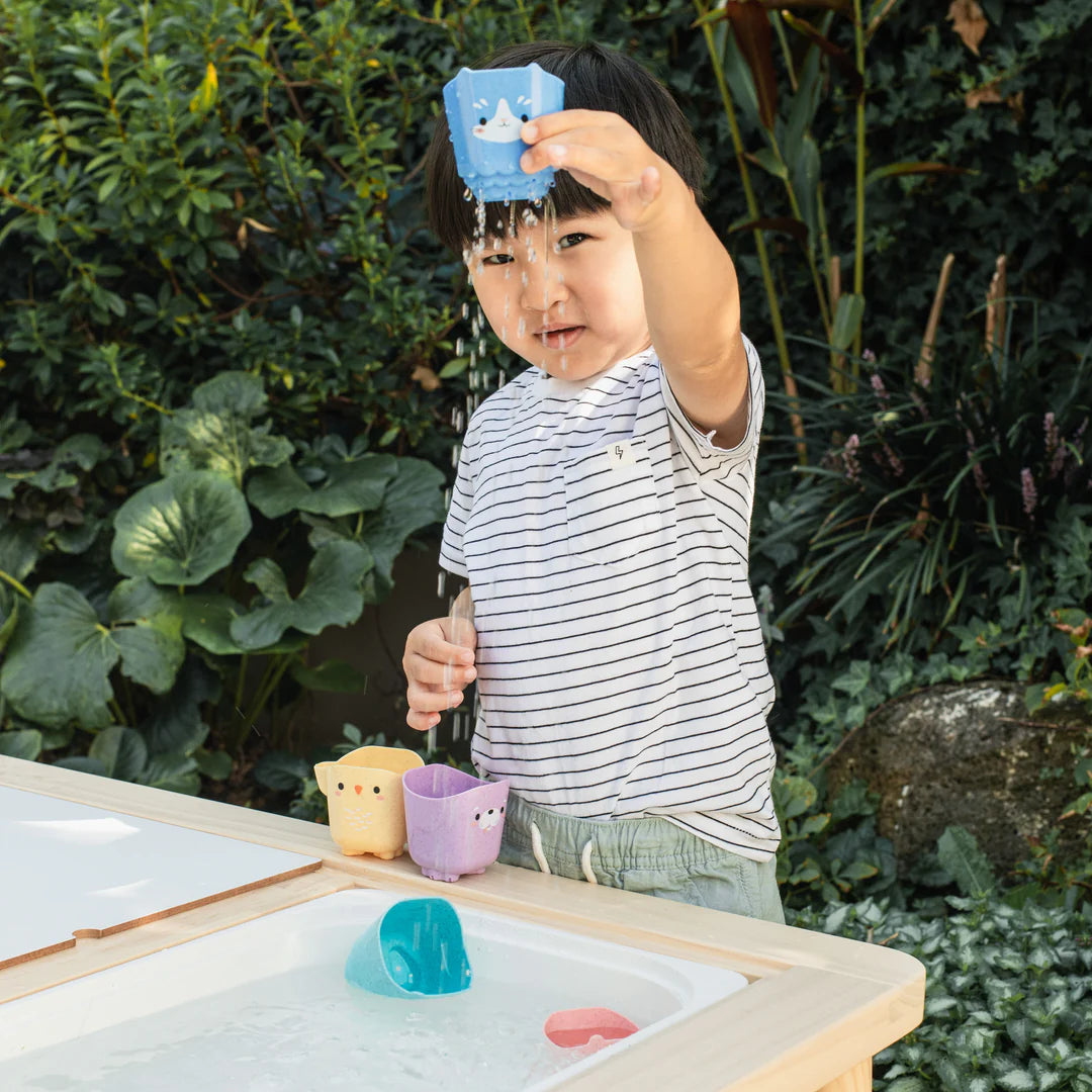 Tiger Tribe Pour & Play | Animal Cups available at Bear & Moo