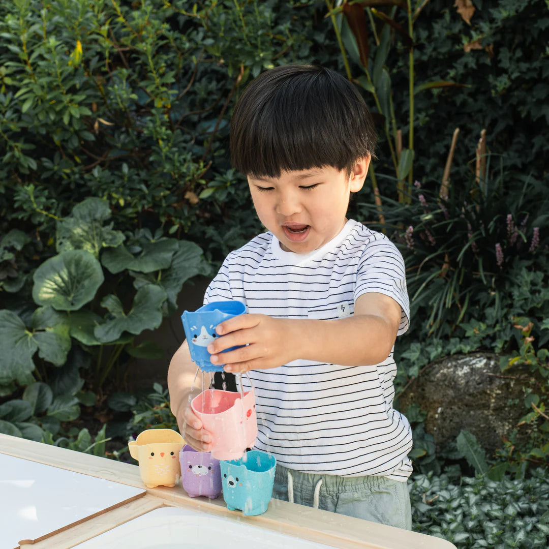 Tiger Tribe Pour & Play | Animal Cups available at Bear & Moo