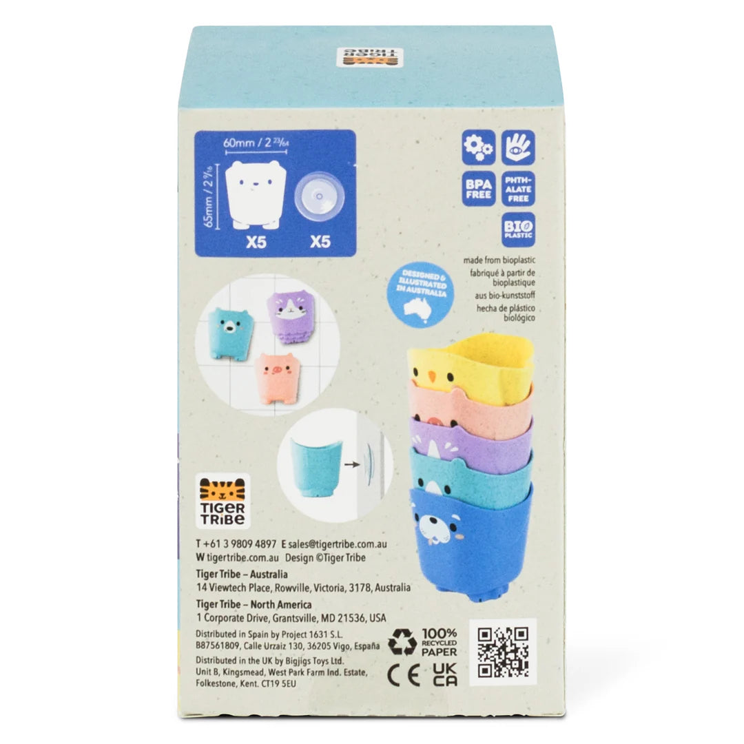 Tiger Tribe Pour & Play | Animal Cups available at Bear & Moo