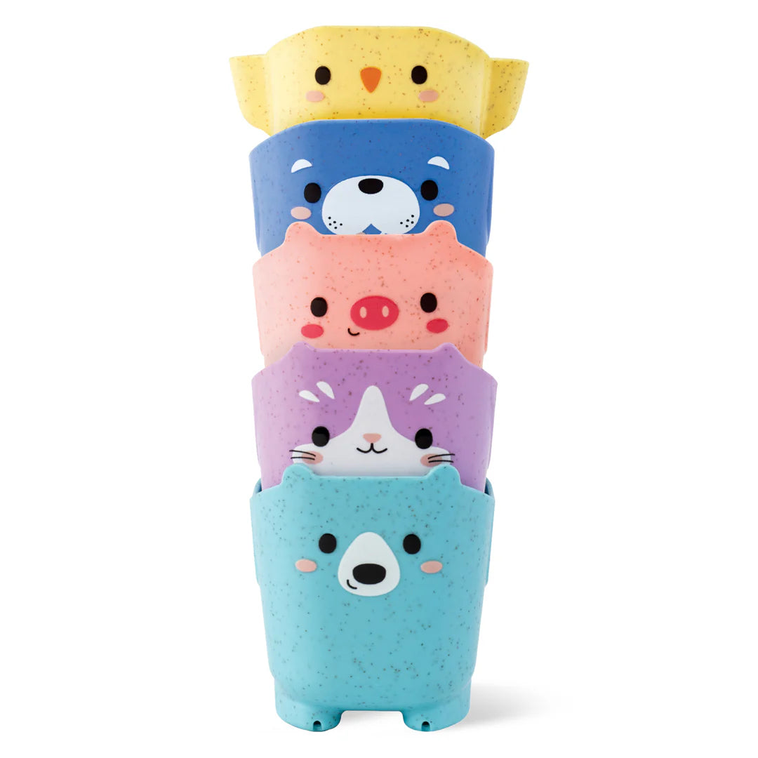 Tiger Tribe Pour & Play | Animal Cups available at Bear & Moo