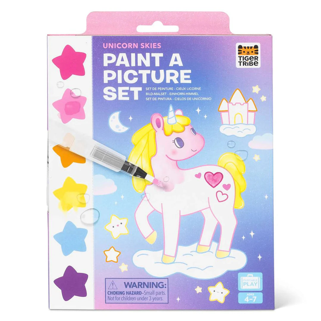 Tiger Tribe Paint A Picture Set | Unicorn Skies available at Bear & Moo