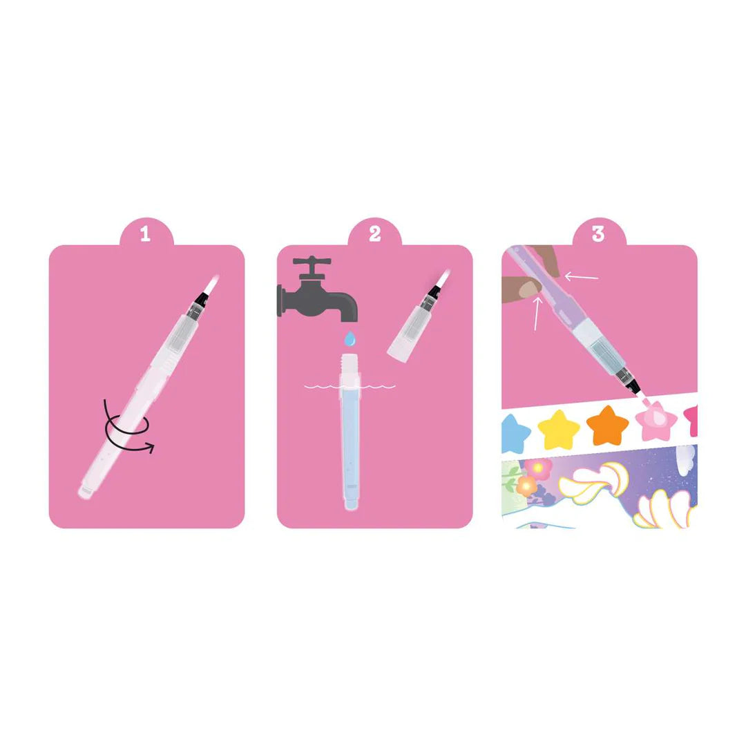 Tiger Tribe Paint A Picture Set | Unicorn Skies available at Bear & Moo
