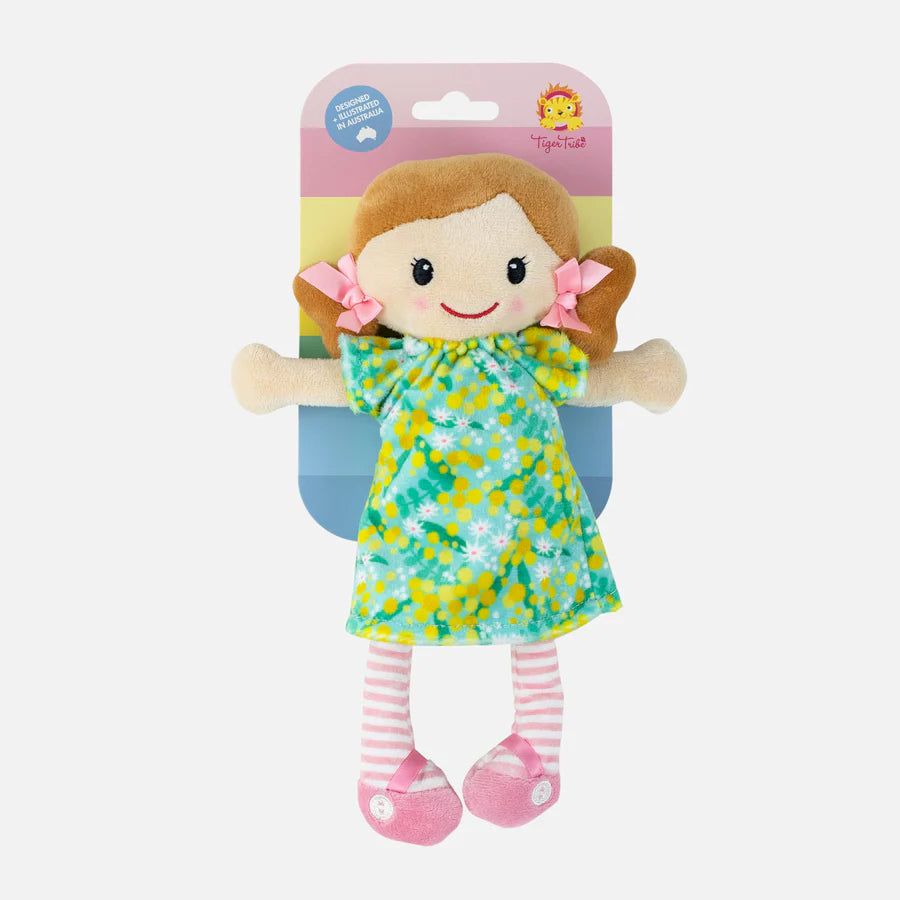 Tiger Tribe Mini Rag Doll | Nellie available at Bear & Moo