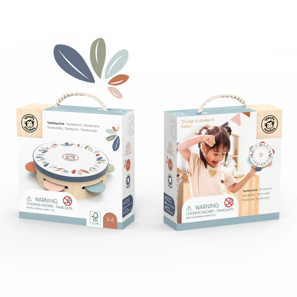 Speedy Monkey Tambourine available at Bear & Moo