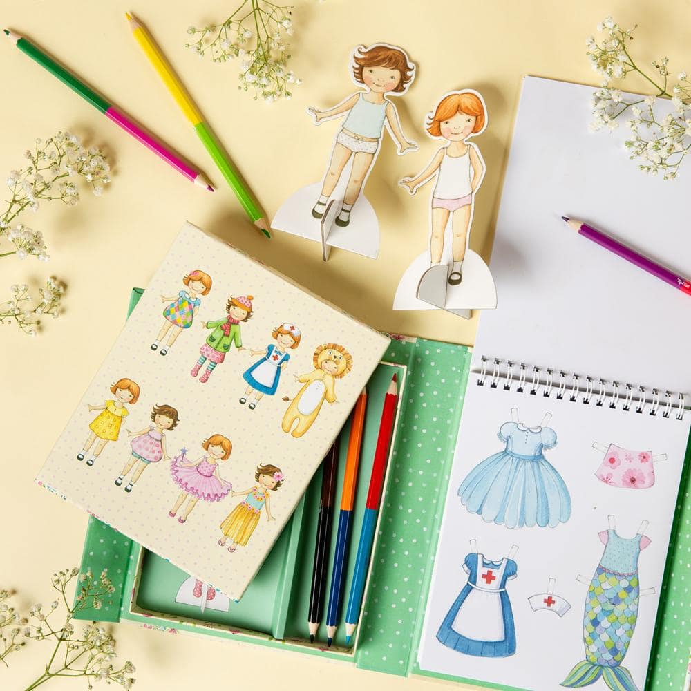 Tiger Tribe Paper Doll Kit | Vintage available at Bear & Moo