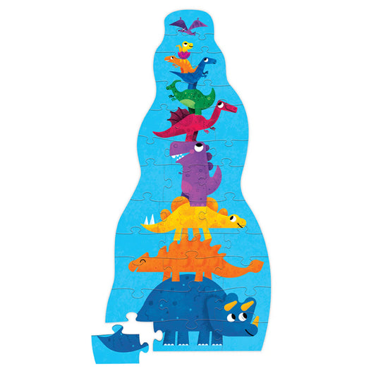 Crocodile Creek Tower Puzzle 30 pc: Dinosaur available at Bear & Moo