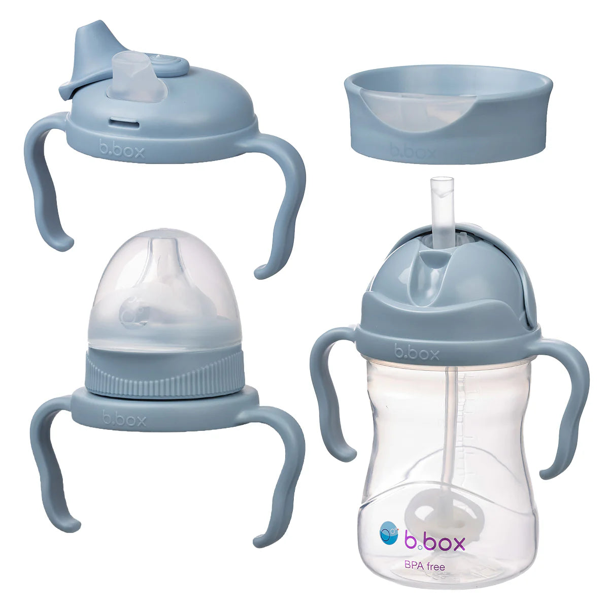 b.box Transition Value Drink Bottle & Lids Pack available at Bear & Moo