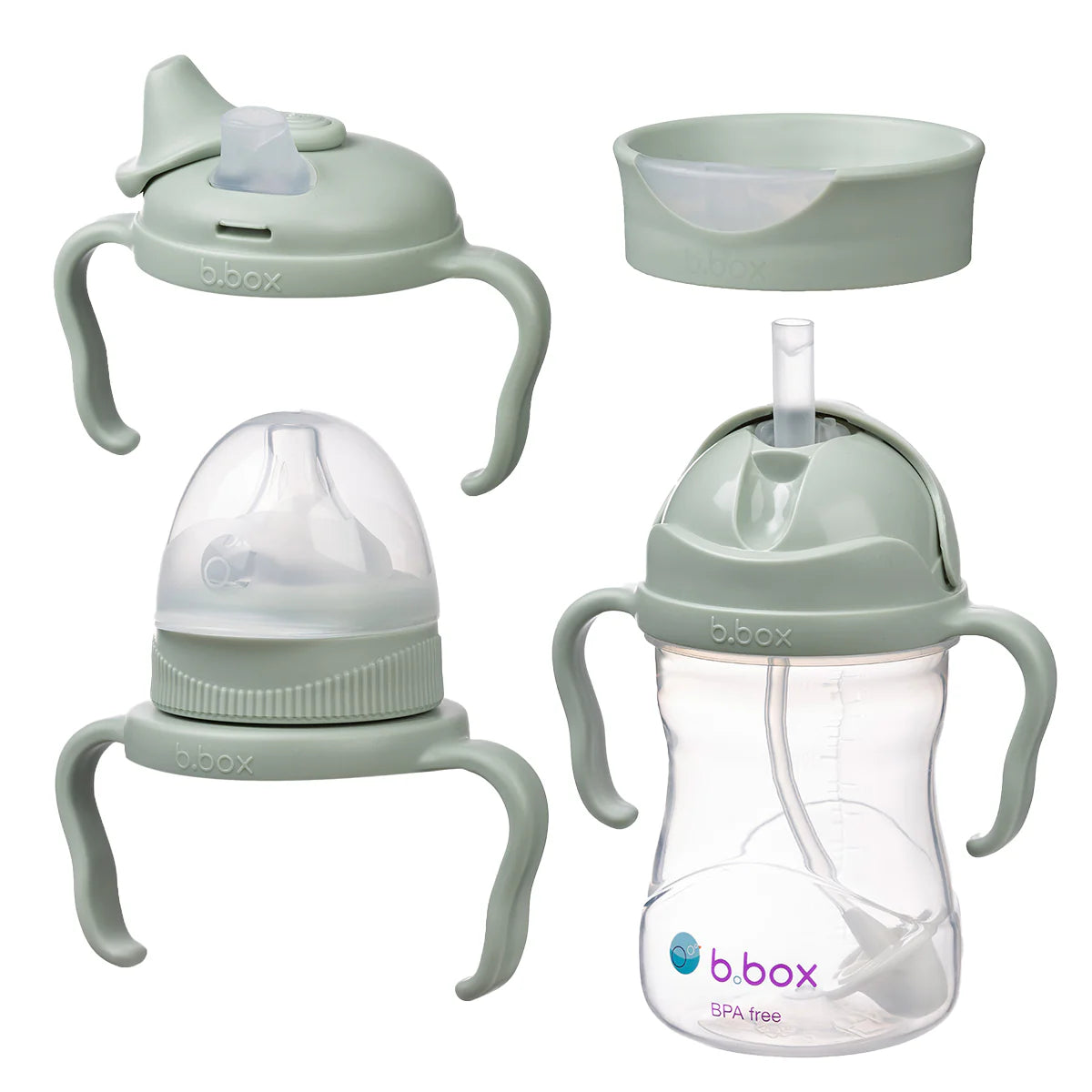 b.box Transition Value Drink Bottle & Lids Pack available at Bear & Moo