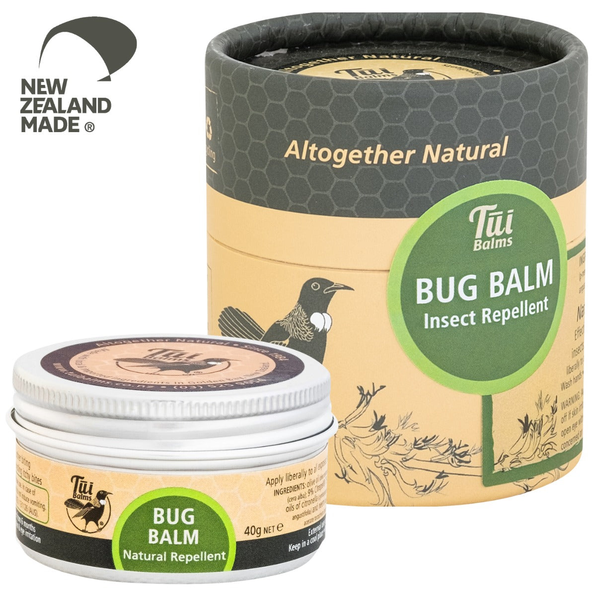 Tui Balms Bug Balm | 40g available at Bear & Moo